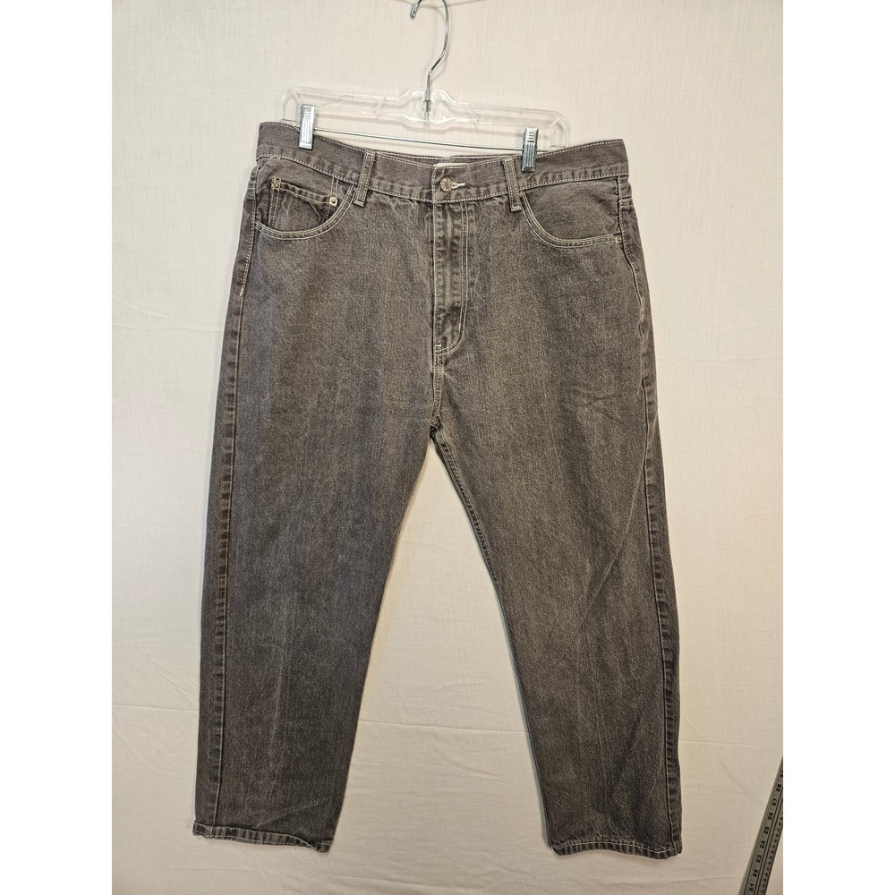 Beyond The Limit Mens Gray Straight Leg Denim Jeans W38 L32 RN 72619 Gray Wash